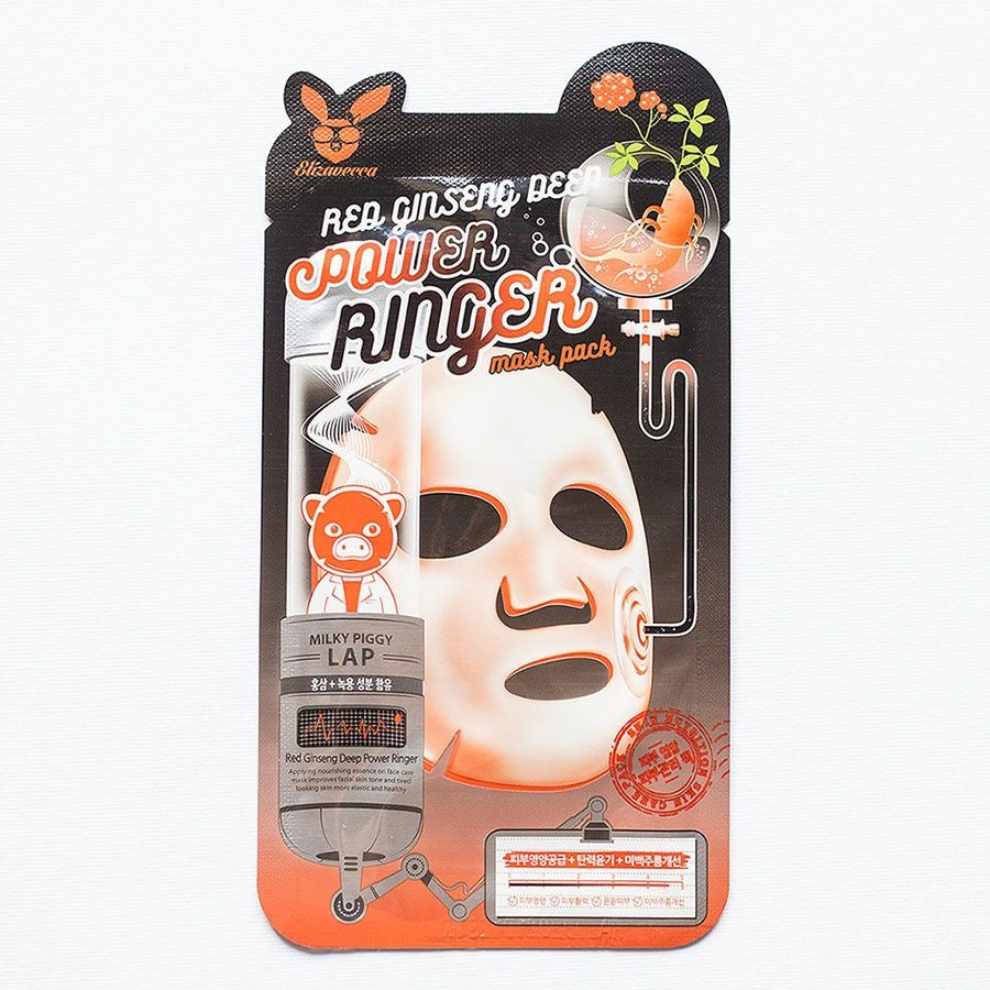 Elizavecca Red Ginseng Deep Power Ringer Sheet Mask