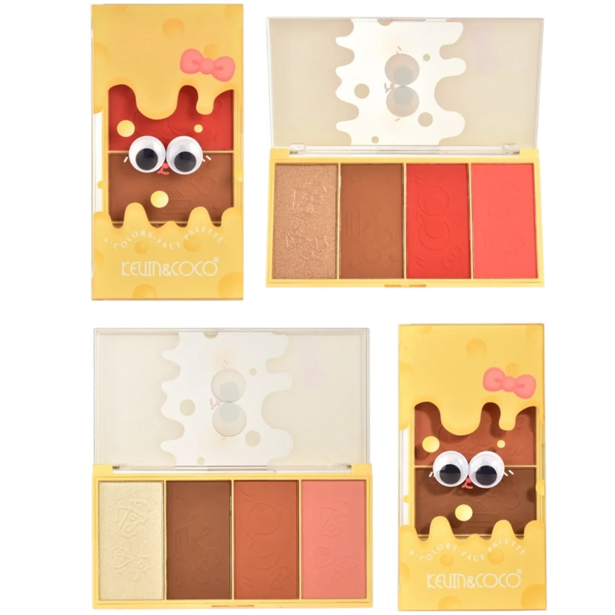 Kevin&Coco 4 colors face palette