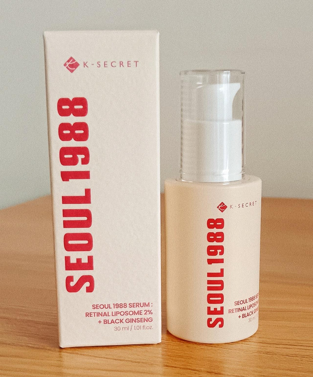 K-Secret Seoul 1988 Serum: Retinal Liposome 2% + Black Ginseng
